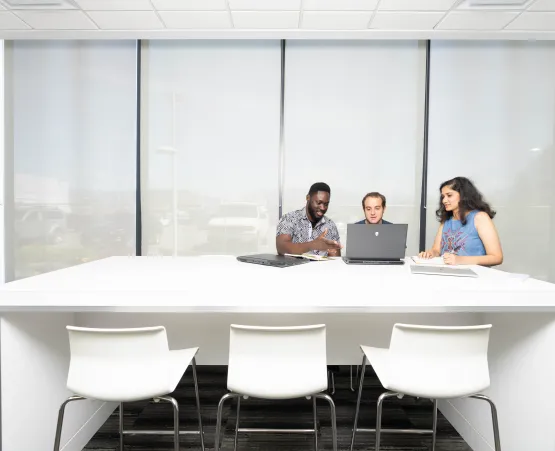 Group at table